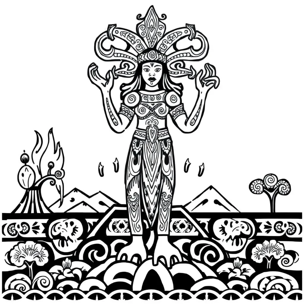 Mahuika the fire goddess