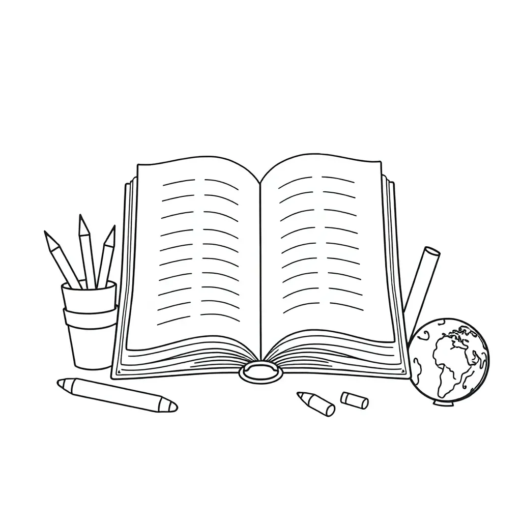Word scramble worksheet illustration