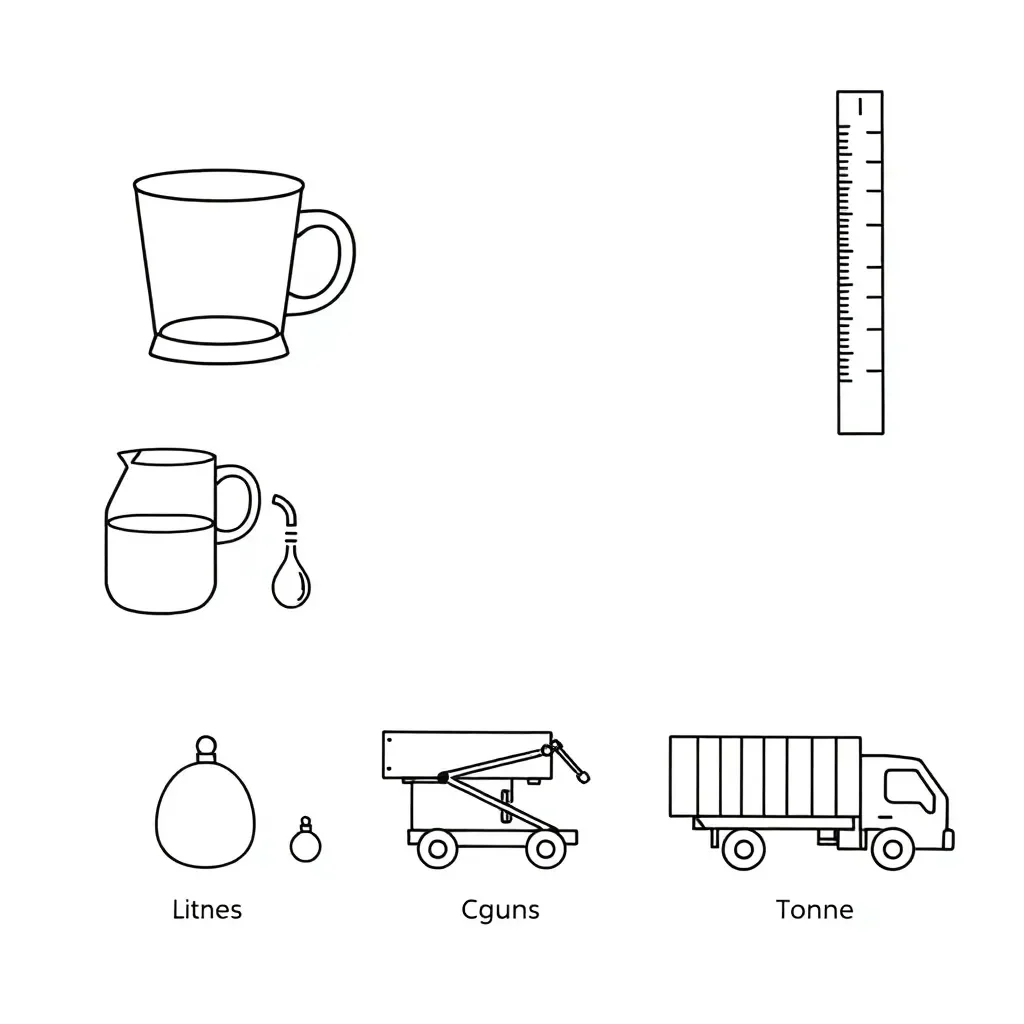 Capacity and Weight illustration