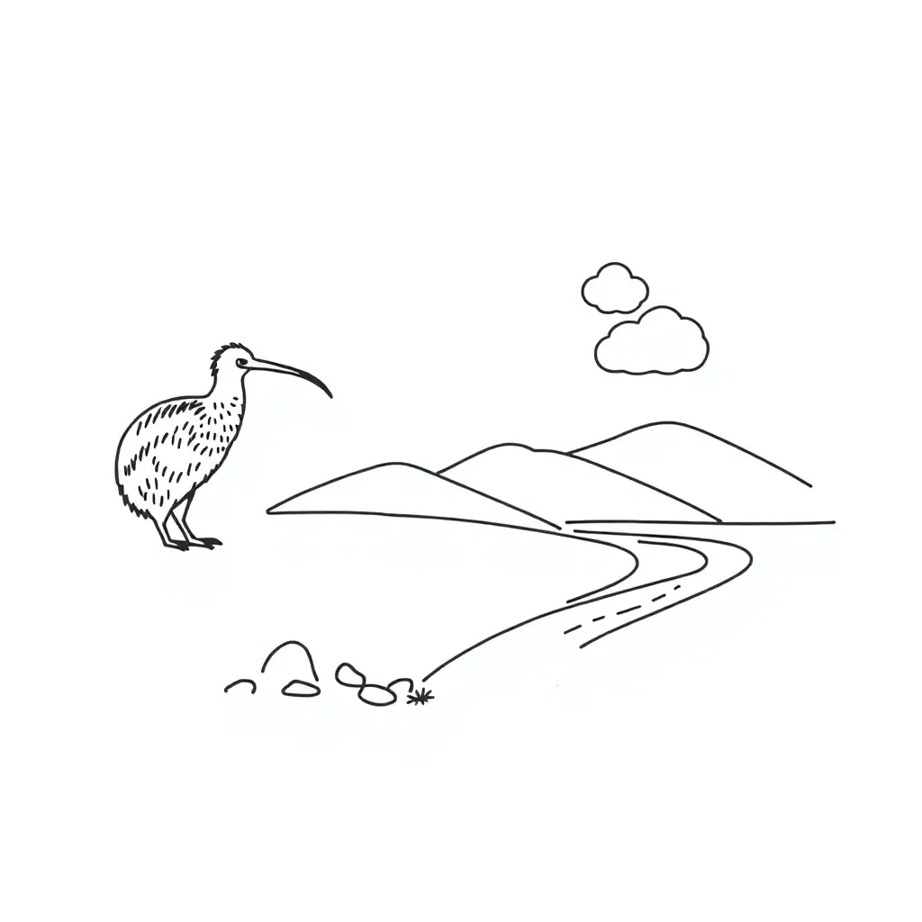 Colourful adjective word cloud illustration