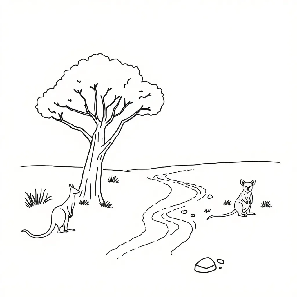 Imaginative storytelling illustration