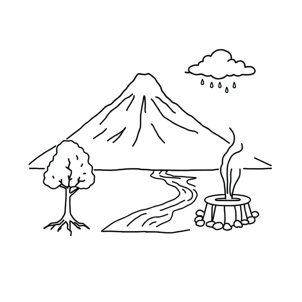 Worksheet illustration
