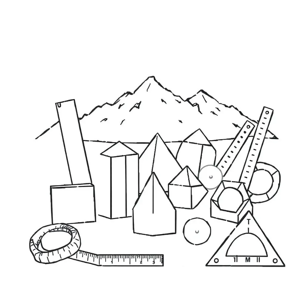 Shapes and formulae illustration