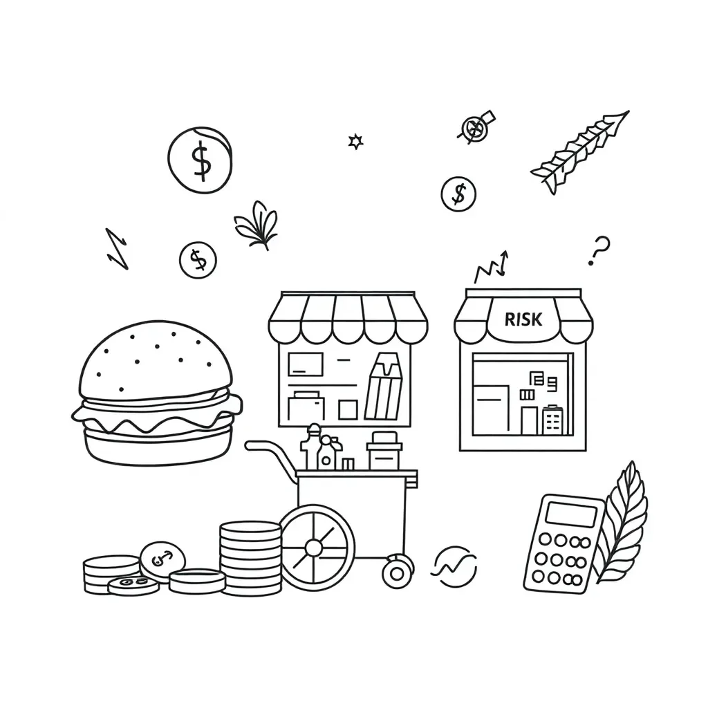 Business financial viability illustration