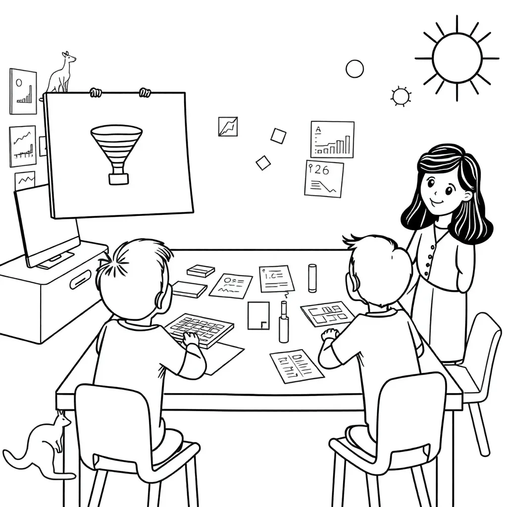 Worksheet illustration