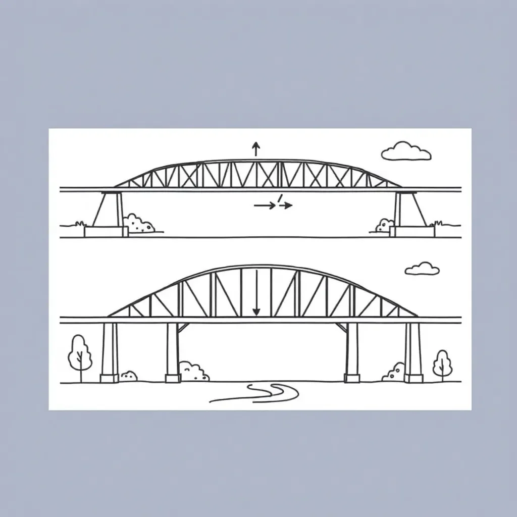 Bridge structures illustration