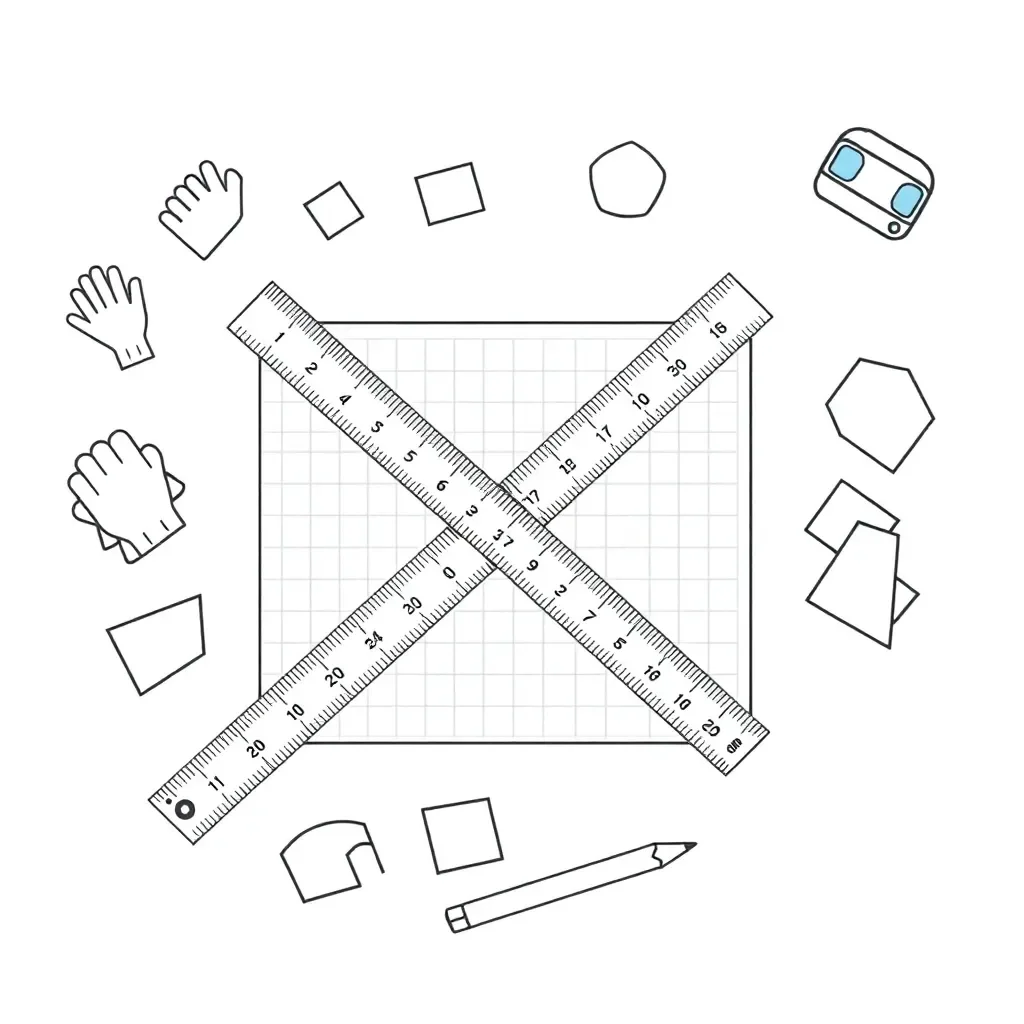 Measuring and planning designs illustration
