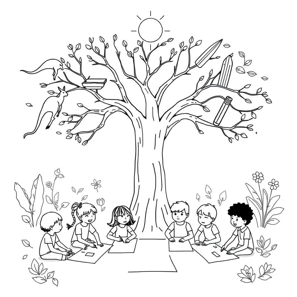 Brainstorming design ideas illustration