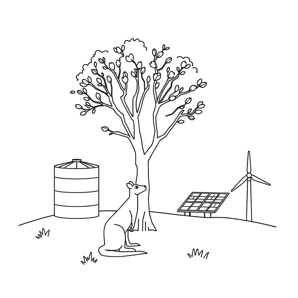 Sustainability in design illustration