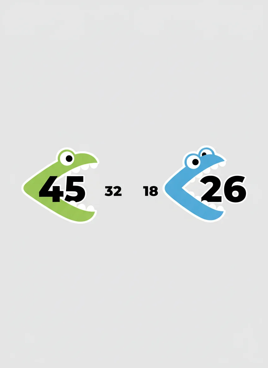 Greater Than and Less Than Symbols