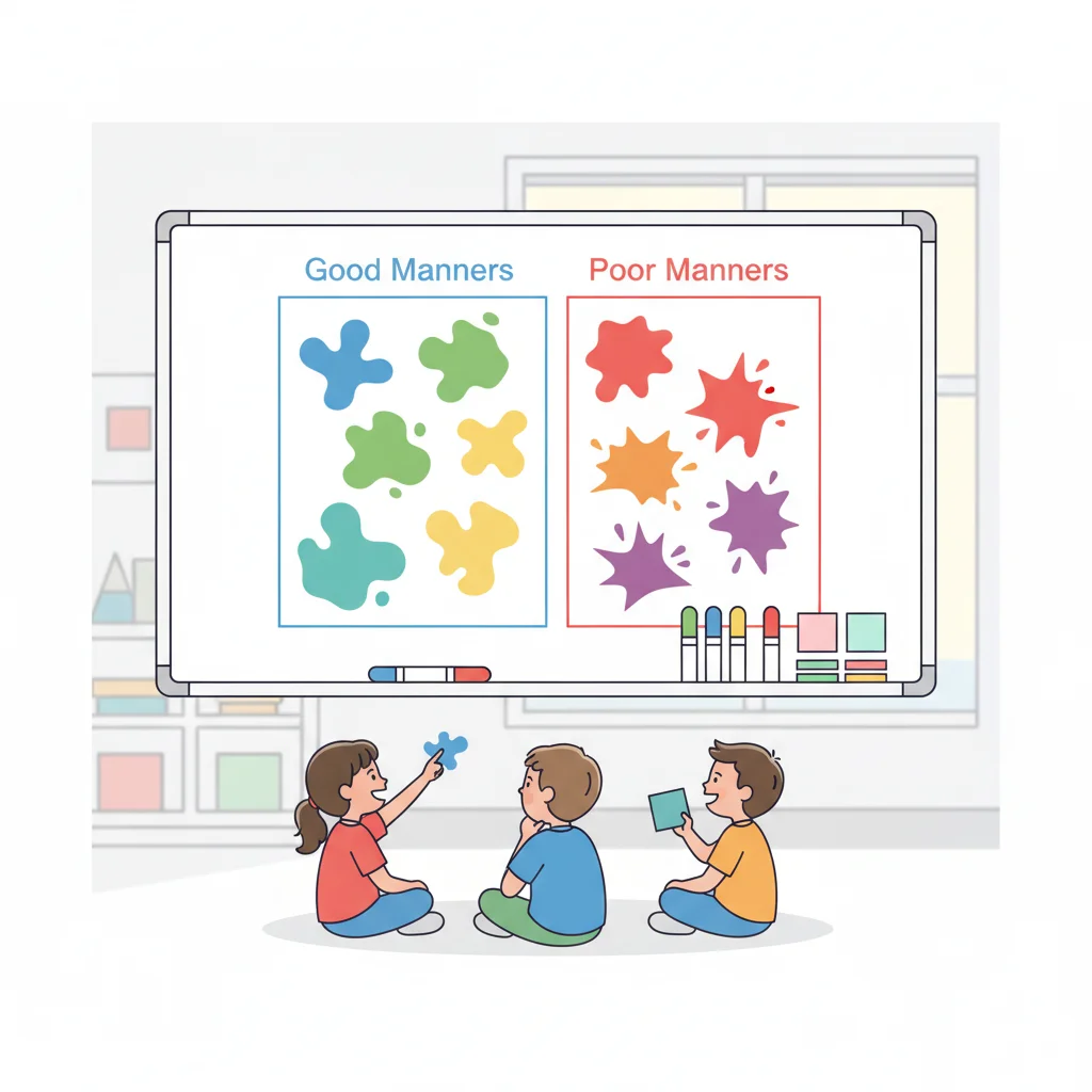 Good Manners vs Poor Manners T-Chart