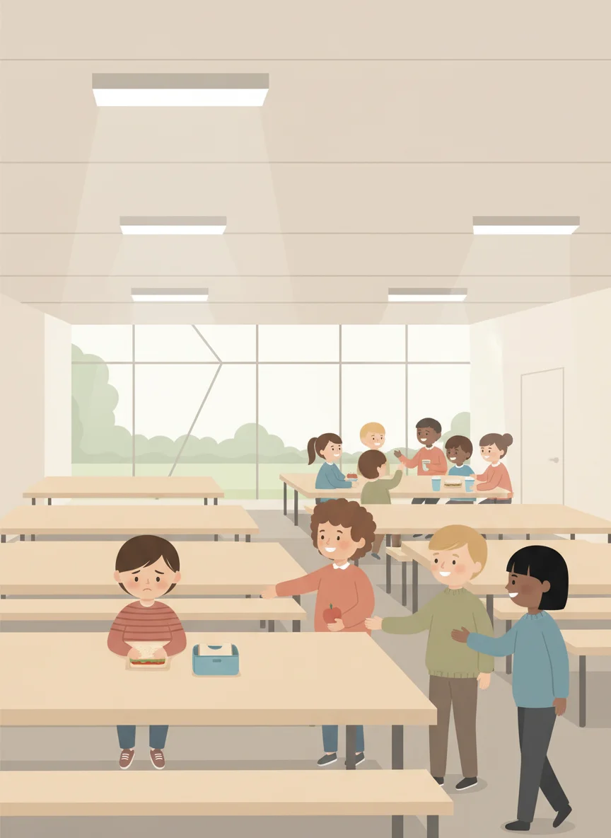 Scenario 3: New Student Sitting Alone