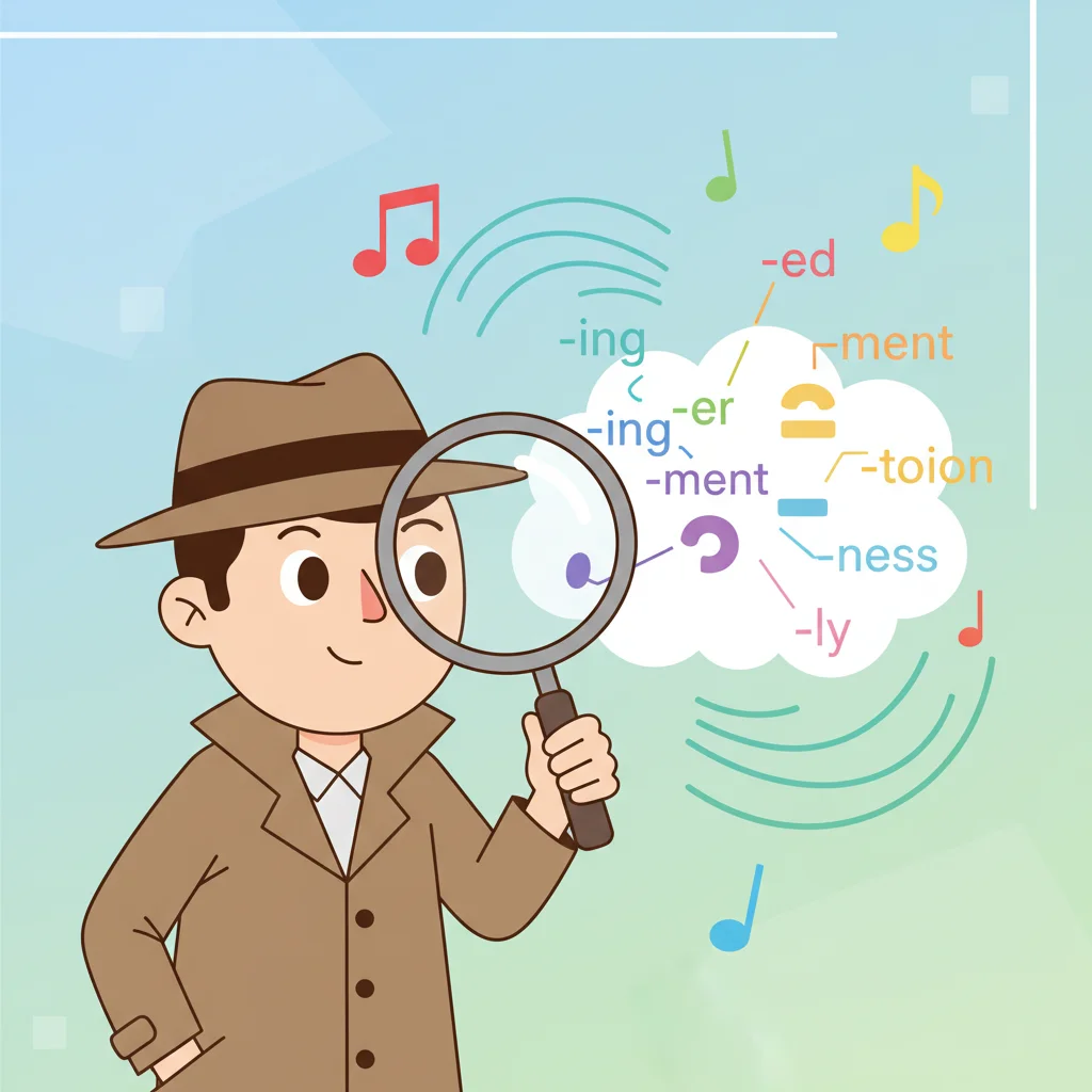 Suffix Sound Detective - Listen and Identify