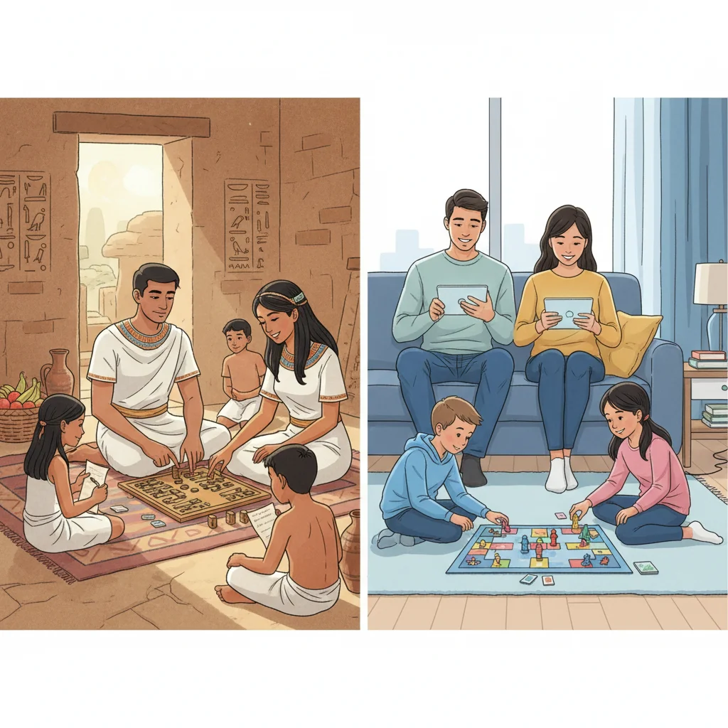 Egyptian Daily Life vs Modern Life