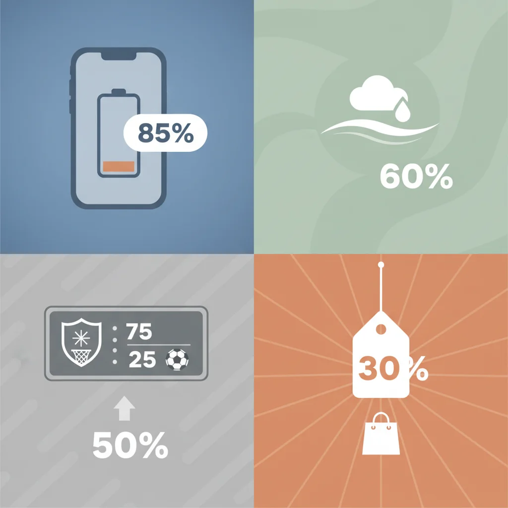 Where Do You See Percentages?