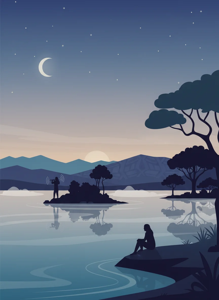 The Story of Hinemoa and Tūtānekai