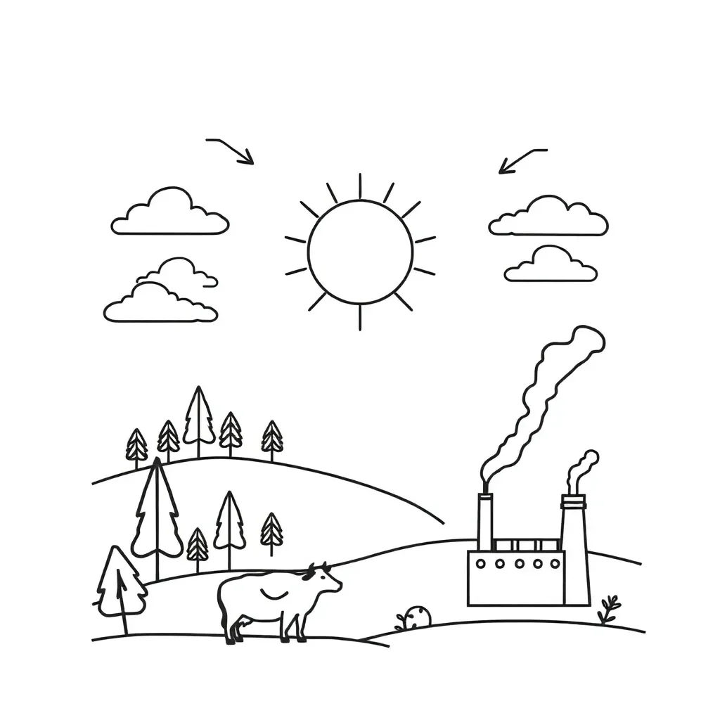 Worksheet illustration