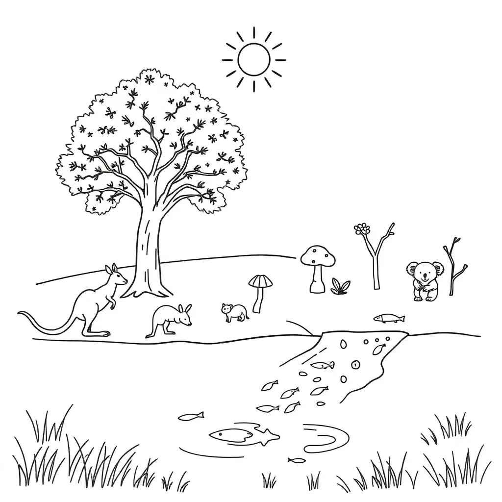 Worksheet illustration