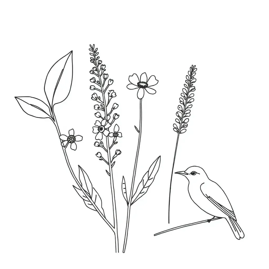 Kawakawa leaves illustration