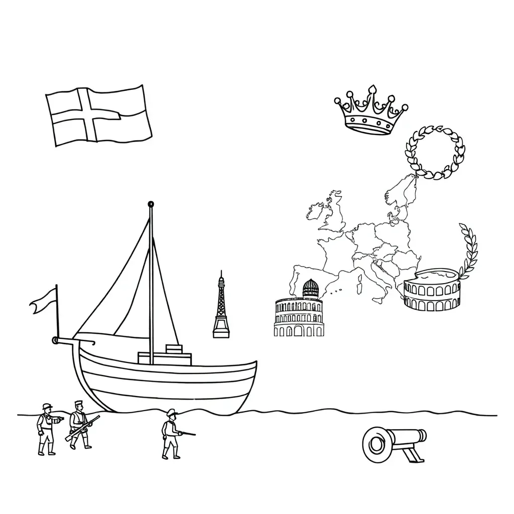Napoleon Bonaparte illustration