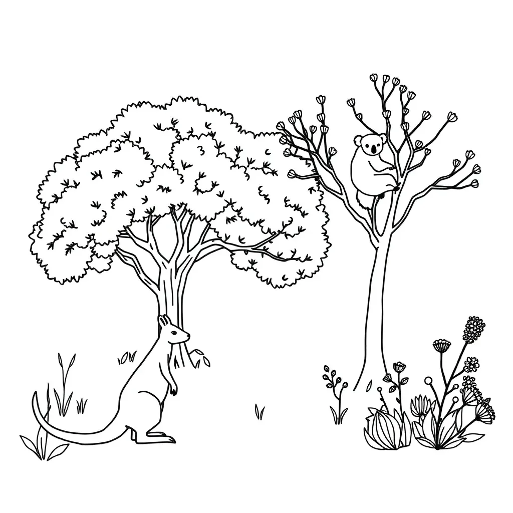 Grammar and punctuation worksheet illustration