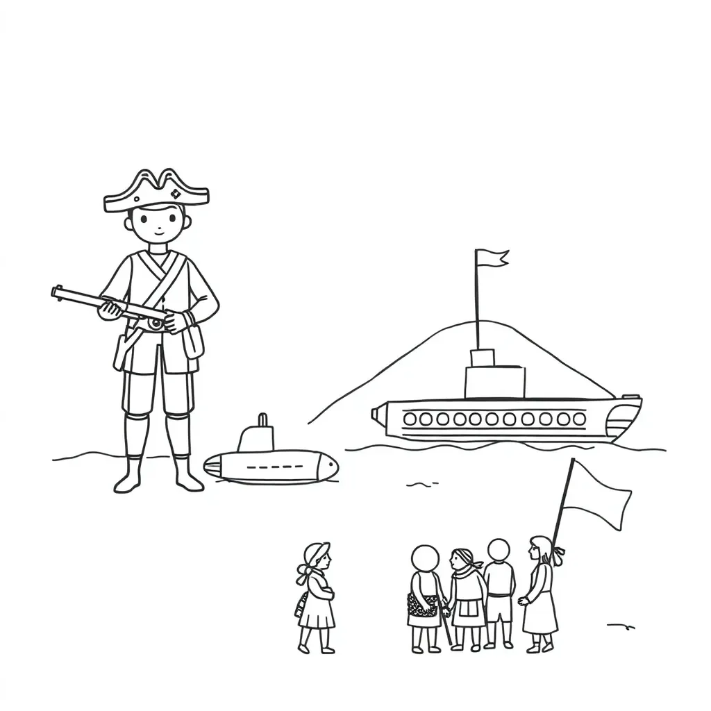 American Revolution illustration