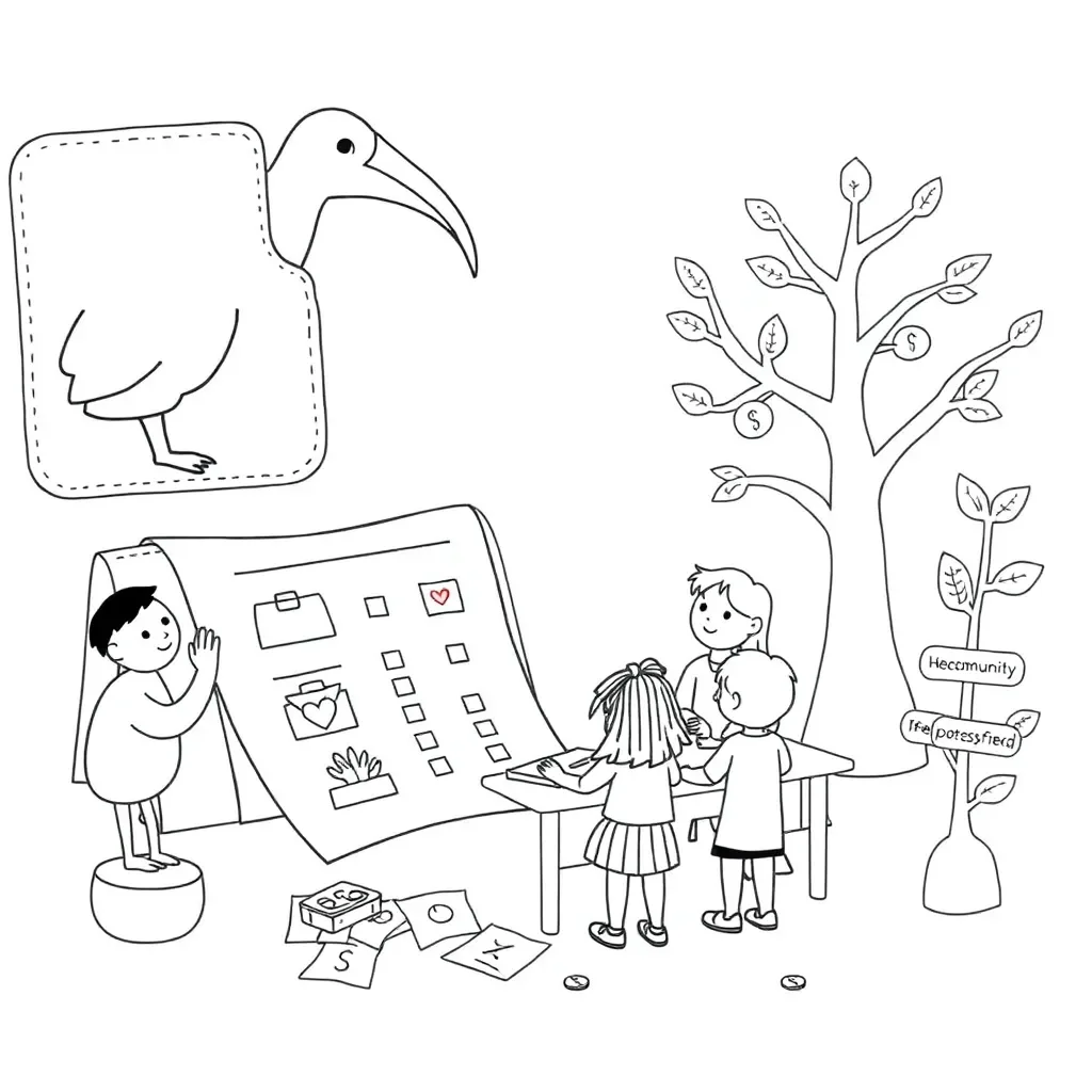Youth budget planning illustration