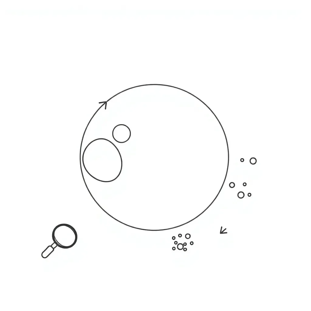 Cell cycle diagram illustration
