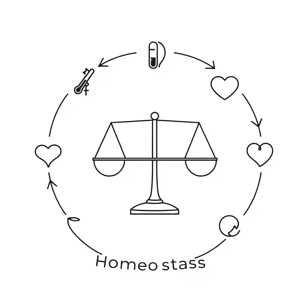 Homeostasis feedback loop diagram