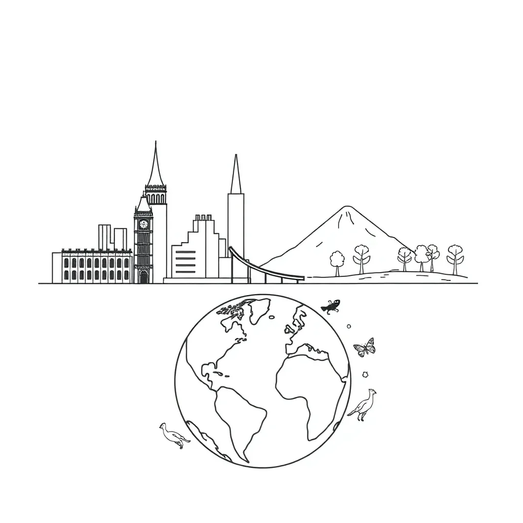 Worksheet illustration