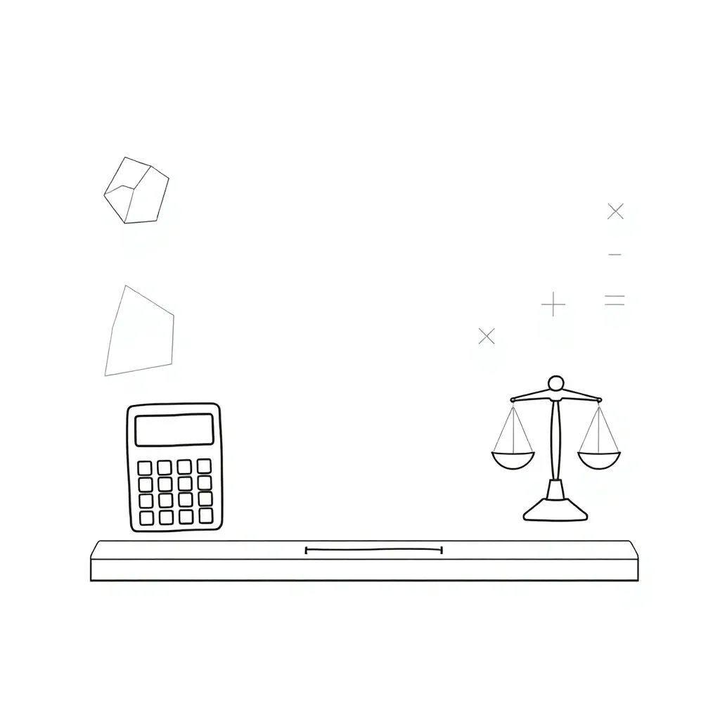 Algebra worksheet illustration