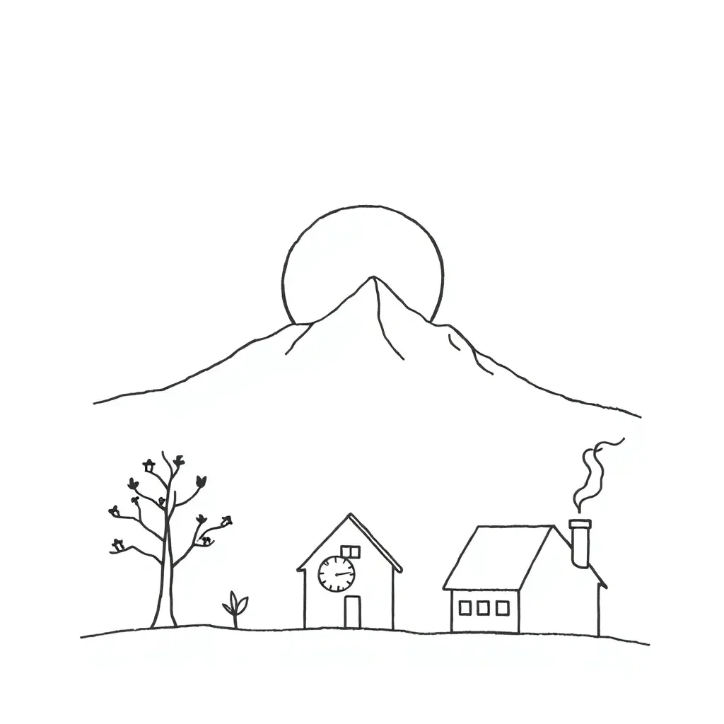 Time of day illustration