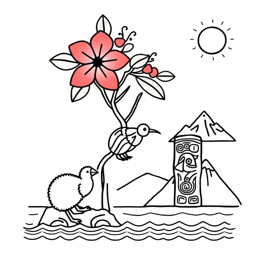 Poetry worksheet illustration