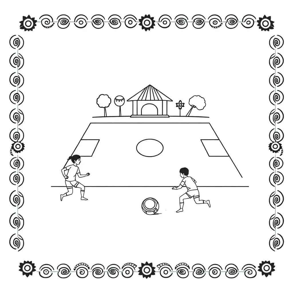 Ki O Rahi players in action