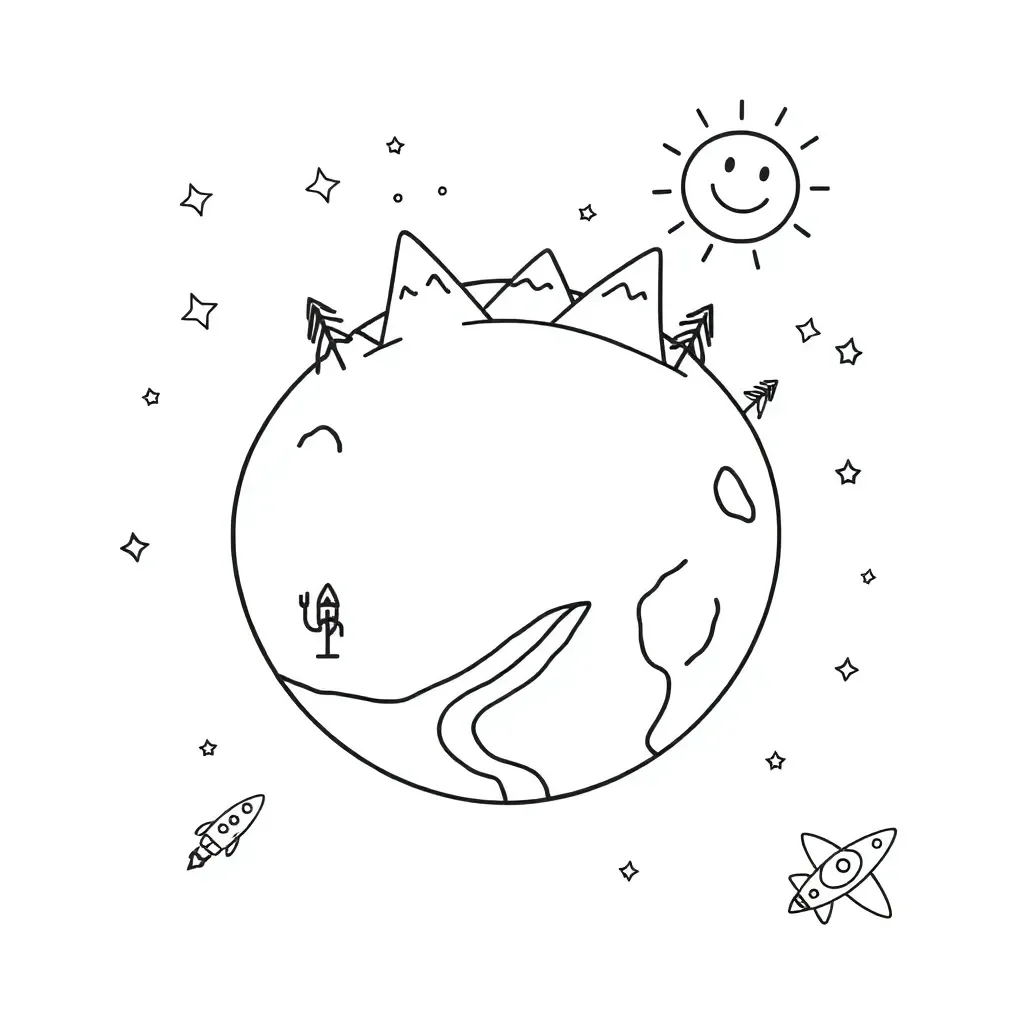 Worksheet illustration