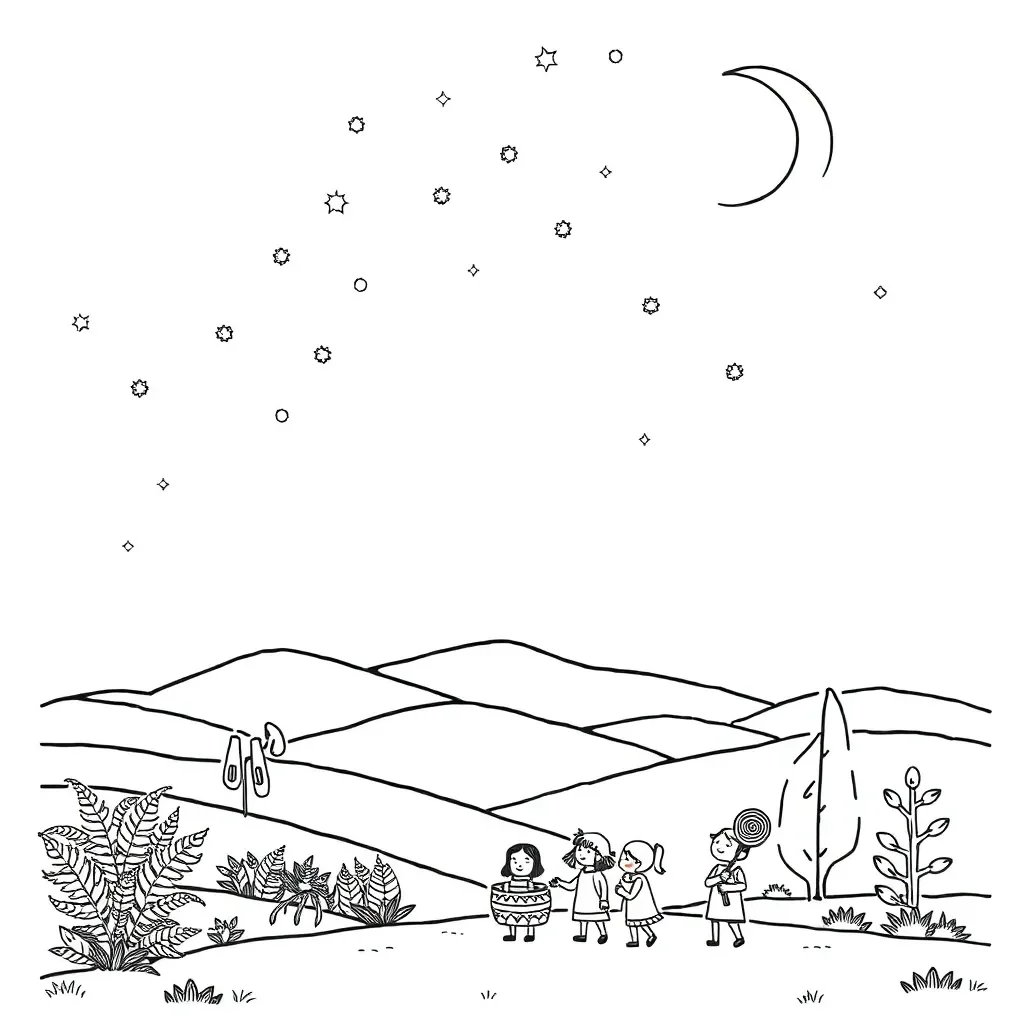 Matariki stars constellation