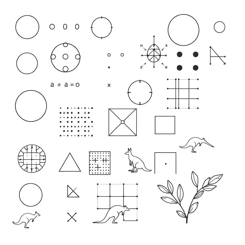 Mathematical patterns and geometric shapes