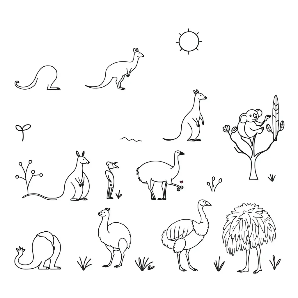 Number sequence illustration