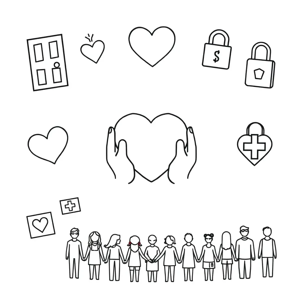 Sexual health education illustration