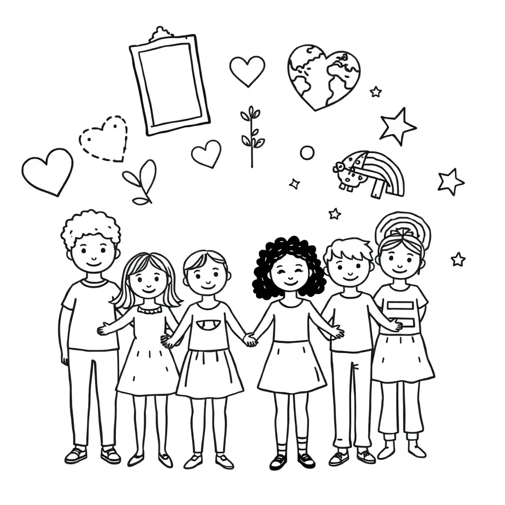 Identity and self-worth illustration