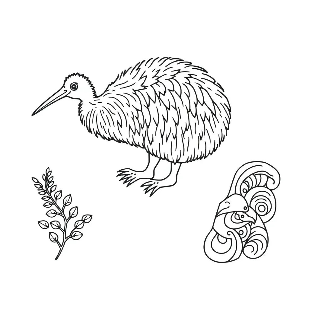 Cursive writing illustration