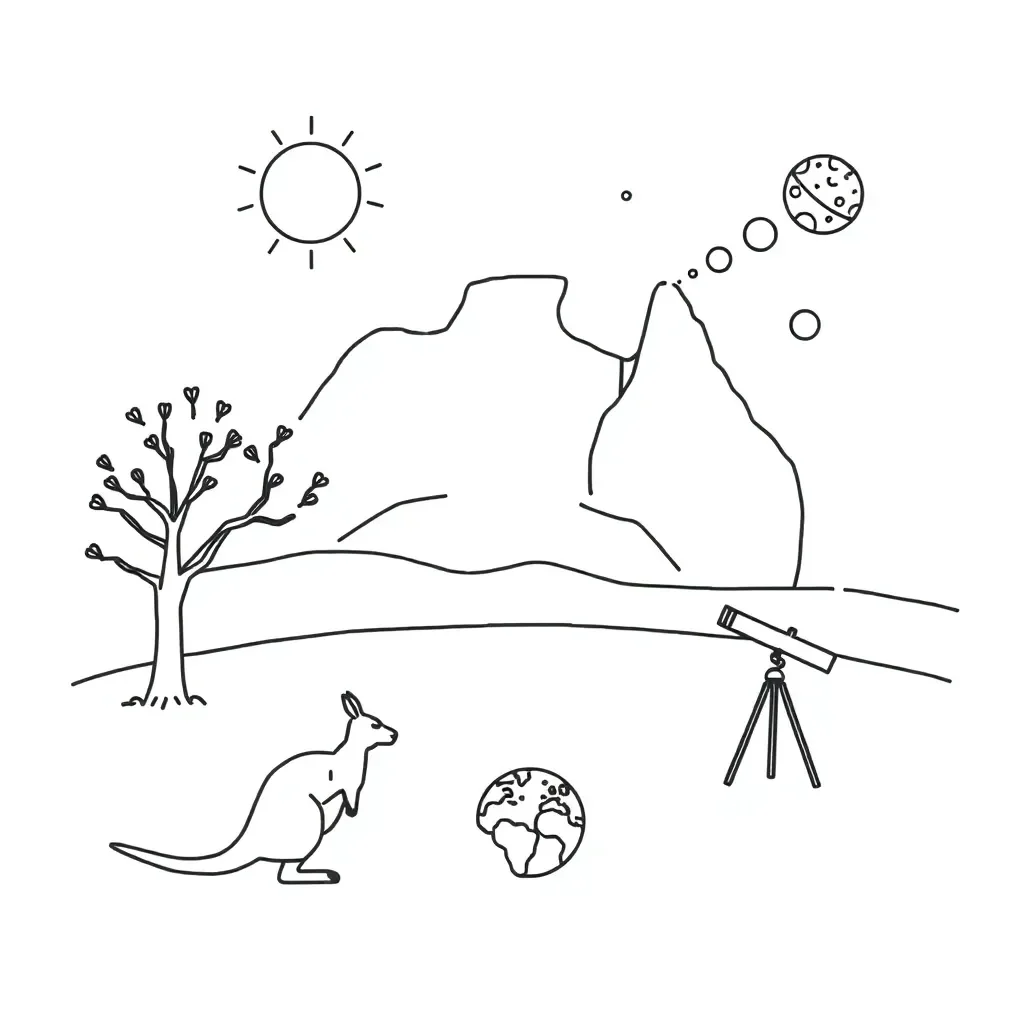 Science exploration illustration