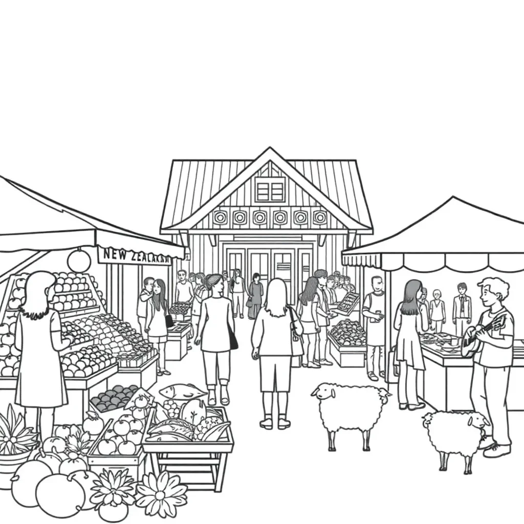 Local economy illustration