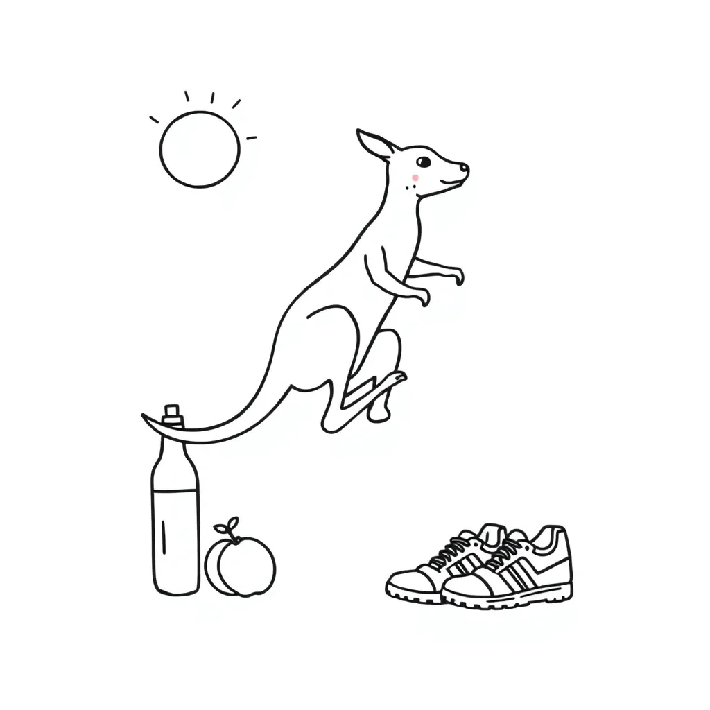 Energy balance illustration showing food, exercise and body functions