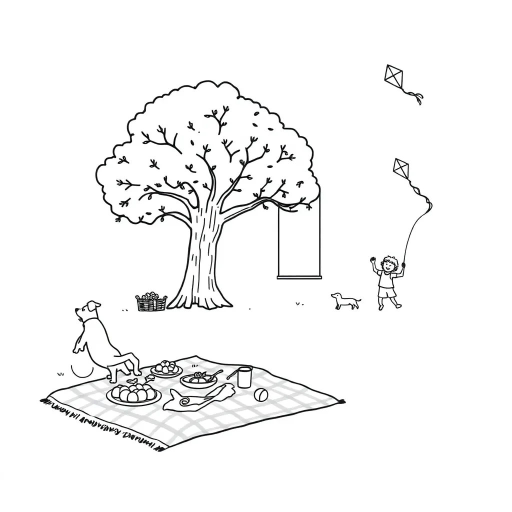 Story sequencing cards illustration