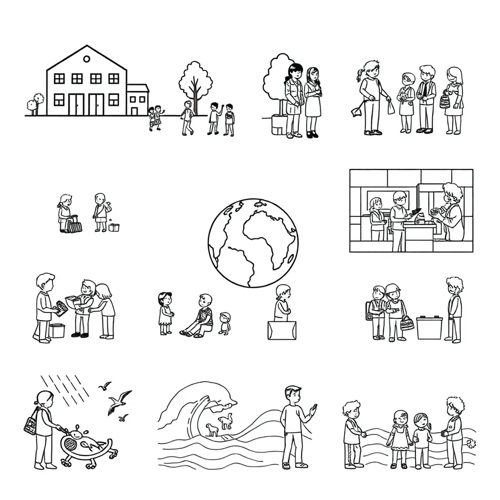 Worksheet illustration