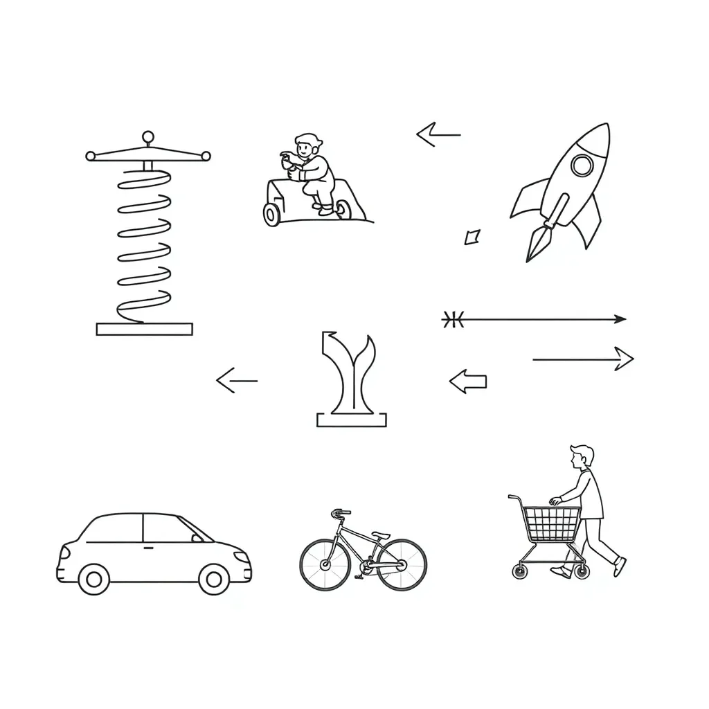 Forces and motion diagram