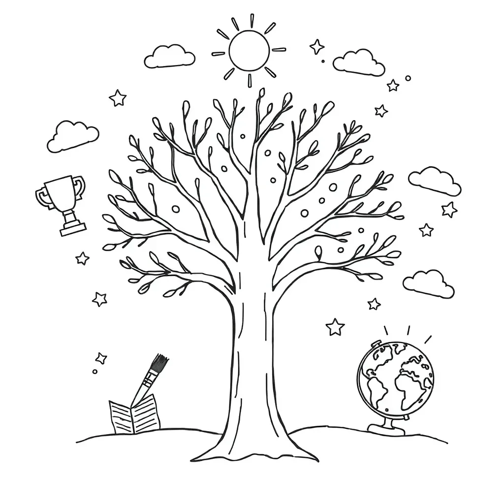 Worksheet illustration
