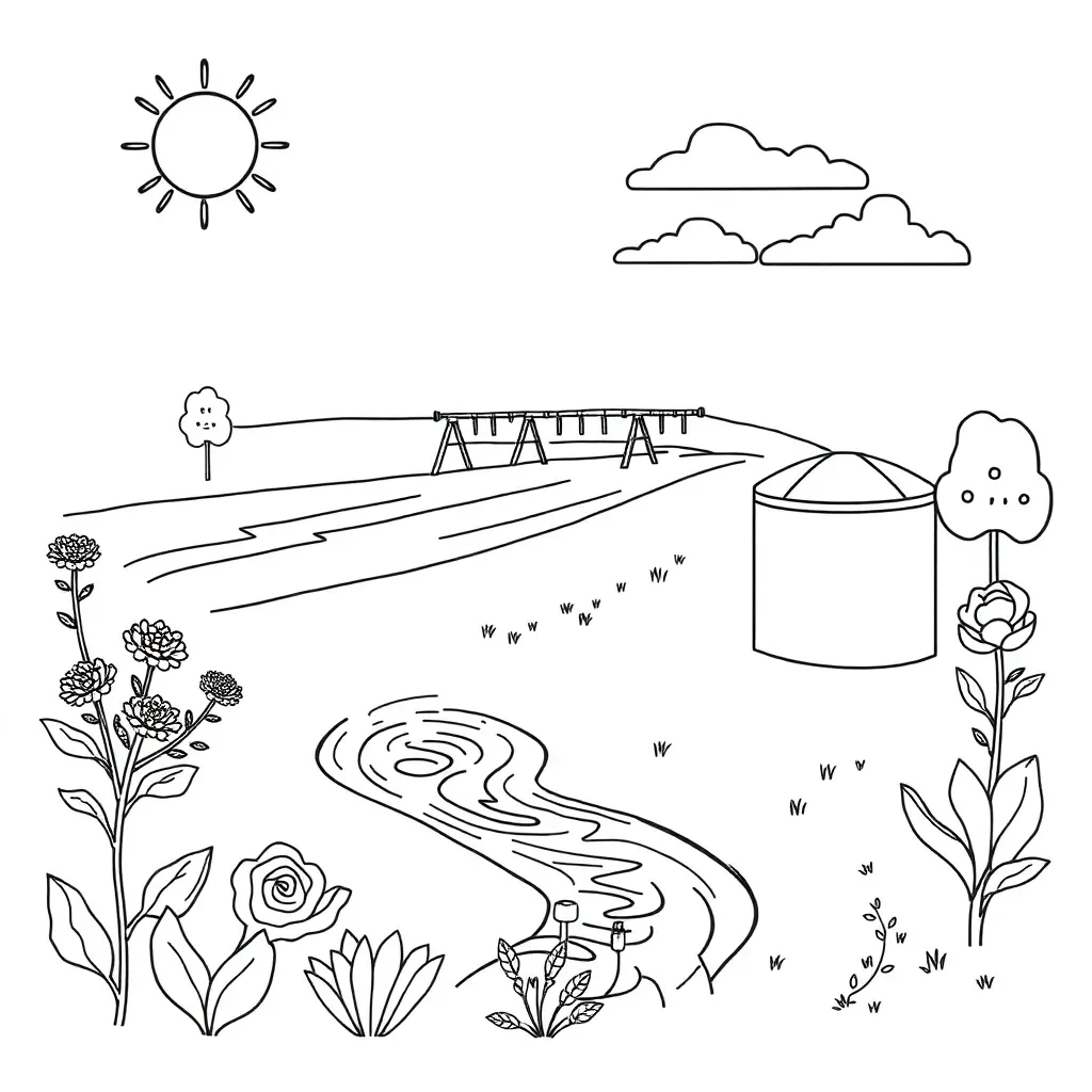 Irrigation systems illustration