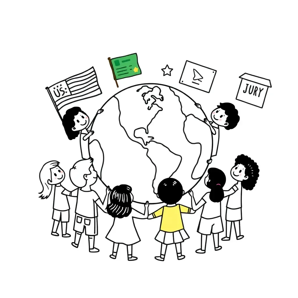 Worksheet illustration